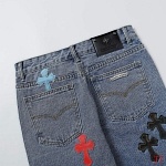 Chrome Hearts Straight Cut Jeans For Men # 270976, cheap Chrome Hearts Jeans