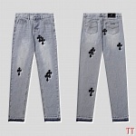 Chrome Hearts Straight Cut Jeans For Men # 270982, cheap Chrome Hearts Jeans