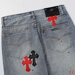 Chrome Hearts Straight Cut Jeans For Men # 270983, cheap Chrome Hearts Jeans