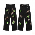 Chrome Hearts Straight Cut Jeans For Men # 270984, cheap Chrome Hearts Jeans