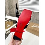 Christian Louboutin Slippers For Women # 271251, cheap Christian Louboutin