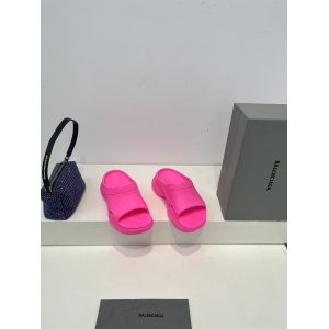 $65.00,Balenciaga Open Toe Pool Crocs Slide Rubber Sandal Unisex # 271448