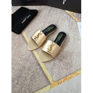 $55.00,YSL Logo Slides For Women # 271463