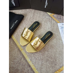 $55.00,YSL Logo Slides For Women # 271464