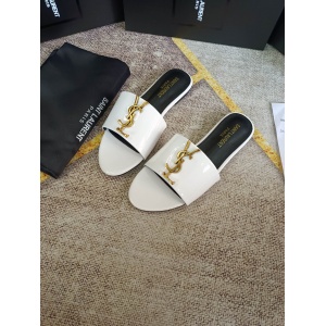 $55.00,YSL Logo Slides For Women # 271470