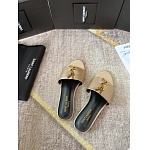 YSL Logo Slides For Women # 271463, cheap YSL Slippers