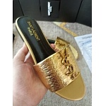 YSL Logo Slides For Women # 271464, cheap YSL Slippers