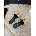 YSL Logo Slides For Women # 271466, cheap YSL Slippers