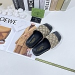 Gucci GG Canvas Slides Unisex # 271480, cheap Gucci Slippers