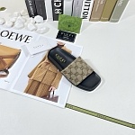 Gucci GG Canvas Slides Unisex # 271480, cheap Gucci Slippers