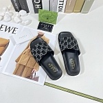 Gucci GG Canvas Slides Unisex # 271481, cheap Gucci Slippers