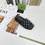 Gucci GG Canvas Slides Unisex # 271481, cheap Gucci Slippers