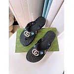 Gucci Pascar Crystal embellished Rubber Flip Flops For Women # 271489, cheap Gucci Slippers