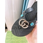 Gucci Pascar Crystal embellished Rubber Flip Flops For Women # 271489, cheap Gucci Slippers