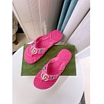 Gucci Pascar Crystal embellished Rubber Flip Flops For Women # 271490, cheap Gucci Slippers