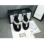 Gucci Pascar Crystal embellished Rubber Flip Flops For Women # 271491, cheap Gucci Slippers