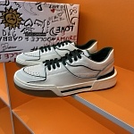 Dolce & Gabbana Men's White New Roma Leather Sneakers # 271507
