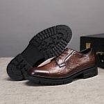 Louis Vuitton Monogram Print Lace Up Shoes For Men # 271531