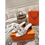 Hermes Open Toe Casual Style Suede Plain For Women # 271577, cheap Hermes Slippers