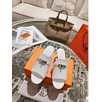 Hermes Open Toe Casual Style Suede Plain For Women # 271577, cheap Hermes Slippers