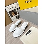 Fendi Cutout Metal Block Heel Padded Leather SandalsFor Women # 271601