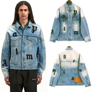 $49.00,Palm Angels Denim Jackets Unisex # 272697