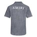 Amiri Denim Short Sleeve T Shirts Unisex # 272633, cheap Amiri Shirts