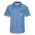 Amiri Denim Short Sleeve T Shirts Unisex # 272634, cheap Amiri Shirts
