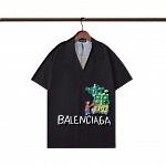 Balenciaga Short Sleeve T Shirts Unisex # 272637, cheap Balenciaga Shirts