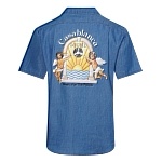 Casablanca Denim Short Sleeve Shirts Unisex # 272647, cheap Casablanca Shirts