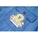 Casablanca Denim Short Sleeve Shirts Unisex # 272647, cheap Casablanca Shirts