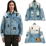 Palm Angels Denim Jackets Unisex # 272697, cheap Palm Angels Jackets