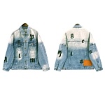 Palm Angels Denim Jackets Unisex # 272697, cheap Palm Angels Jackets