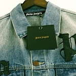 Palm Angels Denim Jackets Unisex # 272697, cheap Palm Angels Jackets