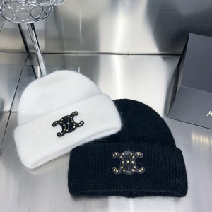 $26.00,Celine Wool Hat Unisex # 273609