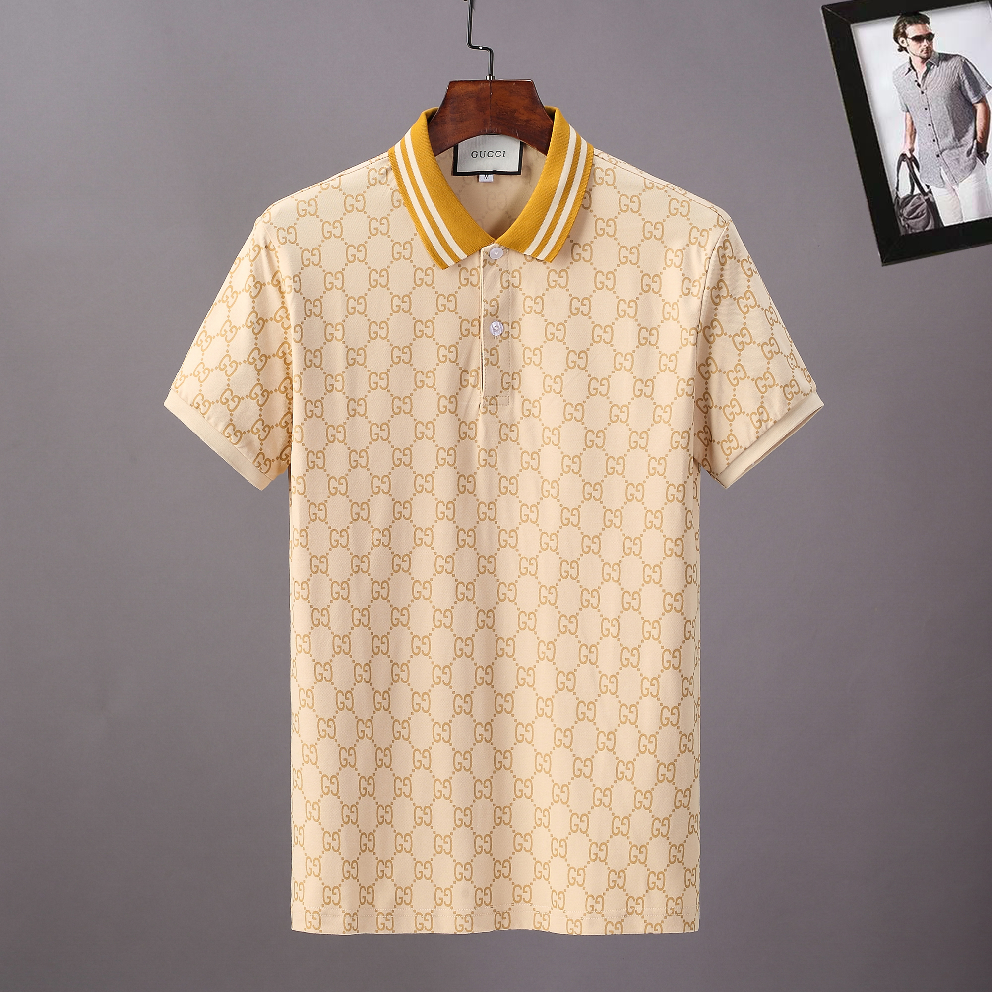Gucci Short Sleeve Polo Shirts For Men # 272736