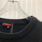 Prada Round Neck Sweaters Black For Men # 272787, cheap Prada Sweaters