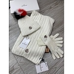 Moncler Wool Hat Glove Scarf Set Unisex # 273545, cheap Moncler Wool Hats