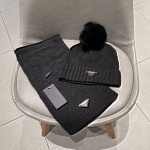 Prada Wool Hat And Scarf Set Unisex # 273580, cheap Prada Wool Hats