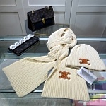 Celine Wool Hat And Scarf Set Unisex # 273583