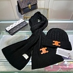 Celine Wool Hat And Scarf Set Unisex # 273584