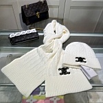 Celine Wool Hat And Scarf Set Unisex # 273585, cheap Celine Hats