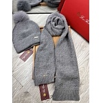 Lora Piana Wool Hats And Scarf Set Unisex # 273669, cheap Loro Piana Wool Hats