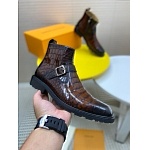 Louis Vuitton Cowhide Leather Boots For Men # 274324