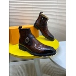 Louis Vuitton Cowhide Leather Boots For Men # 274324, cheap Louis Vuitton Boots