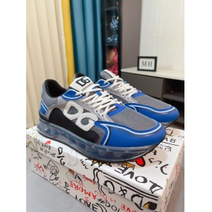 $89.00,D&G Cowhide Leather Low Top Sneakers For Men # 274548