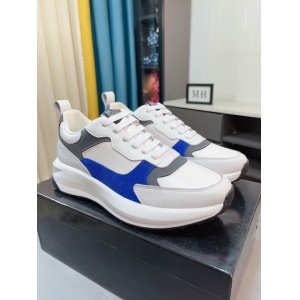 $89.00,Hugo Boss Cowhide Leather Low Top Sneakers For Men # 274566