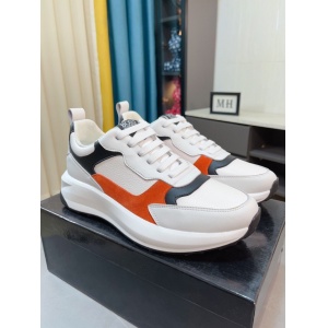 $89.00,Hugo Boss Cowhide Leather Low Top Sneakers For Men # 274569