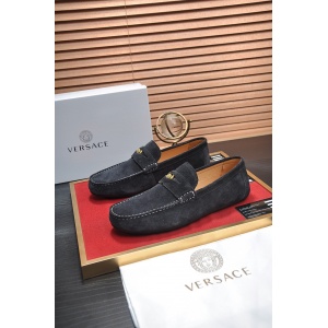 $92.00,Versace Cowhide Leather Loafers For Men # 275018