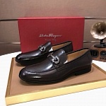 Ferragamo Cowhide Leather Loafer For Men  # 274378, cheap For Men